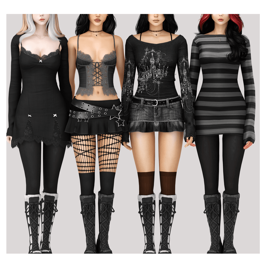 Коллекция одежды Alt Girly Collection